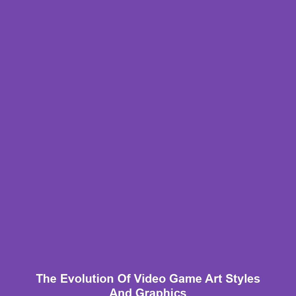 The Evolution Of Video Game Art Styles And Graphics